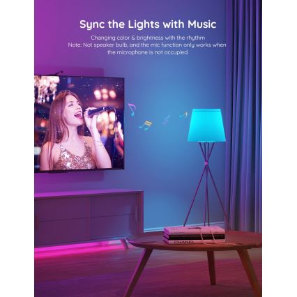 Govee - Ampoule LED RGBWW dimmable Smart MATTER E27/12W/230V 2700-6500K Wi-Fi