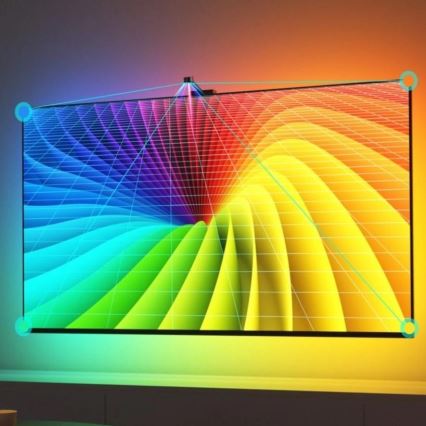 Govee - LOT 2x Flow PRO SMART LED TV & Gaming - RGBICWW Wi-Fi