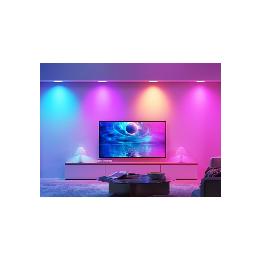 Govee - LOT 2x LED RGBWW Spot encastrable LED/11W/230V Smart 2700-6500K