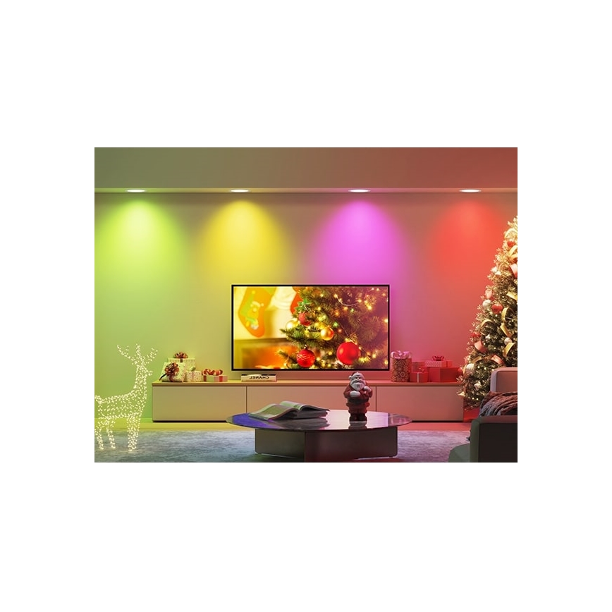 Govee - LOT 2x LED RGBWW Spot encastrable LED/11W/230V Smart 2700-6500K