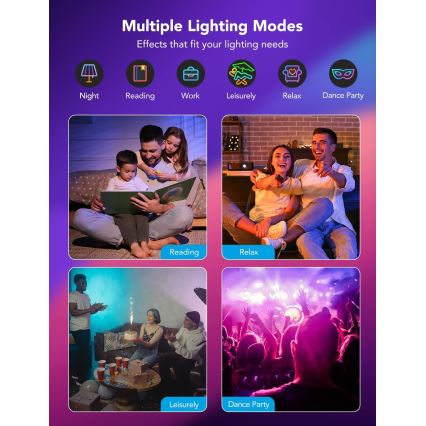 Govee - LOT 2x LED RGBWW Spot encastrable LED/11W/230V Smart 2700-6500K