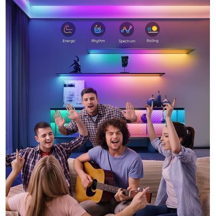 Govee - M1 PRO PREMIUM Ruban LED connecté RGBICW+ 1m Wi-Fi Matter