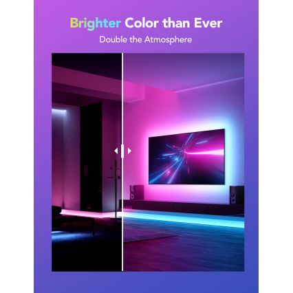 Govee - M1 PRO PREMIUM Ruban LED connecté RGBICW+ 1m Wi-Fi Matter