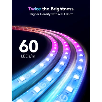 Govee - M1 PRO PREMIUM Ruban LED connecté RGBICW+ 1m Wi-Fi Matter