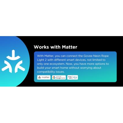 Govee - Neon 2 MATTER ruban LED flexible 3m RGBIC Wi-Fi