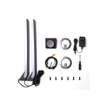 Govee - Pack 2x panneaux LED RGBIC gaming connectés Wi-Fi + Smart Dual blanc + télécommande