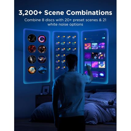 Govee - Projecteur Galaxy Light 2 Pro Matter avec haut-parleur Wi‑Fi