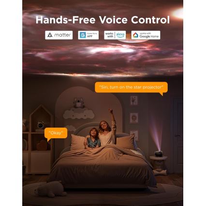 Govee - Projecteur Galaxy Light 2 Pro Matter avec haut-parleur Wi‑Fi