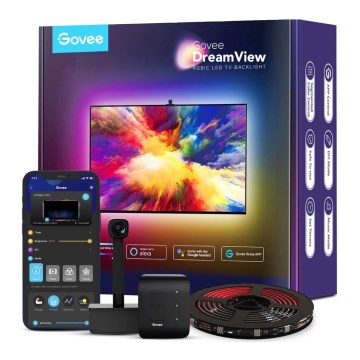 Govee - Rétroéclairage DreamView TV 75-85 SMART LED RGBIC Wi-Fi + Télécommande