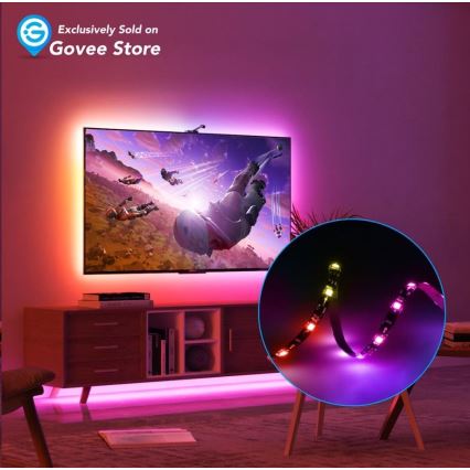 Govee - Rétroéclairage DreamView TV 75-85 SMART LED RGBIC Wi-Fi + Télécommande