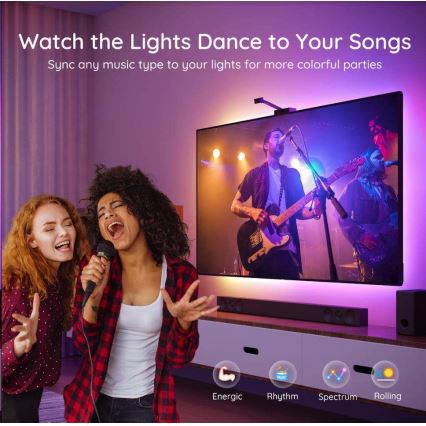 Govee - Rétroéclairage DreamView TV 75-85 SMART LED RGBIC Wi-Fi + Télécommande