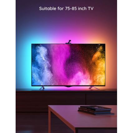 Govee - Rétroéclairage DreamView TV 75-85 SMART LED RGBIC Wi-Fi + Télécommande