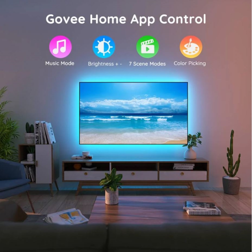 Govee - Rétroéclairage LED intelligent RGB pour téléviseurs 46-60 + télécommande