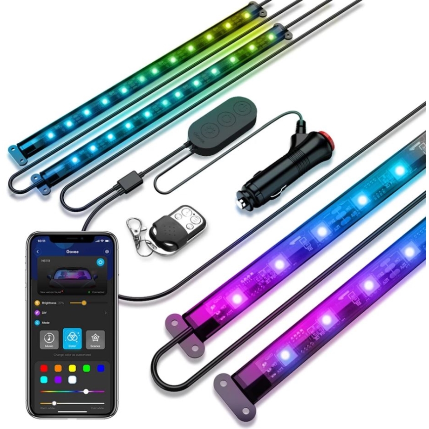 Accessoire téléphonie pour voiture Non renseigné RGB LED 7