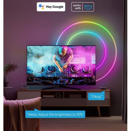 Govee - Ruban LED flexible Neon SMART RGBIC 2m Wi-Fi IP67