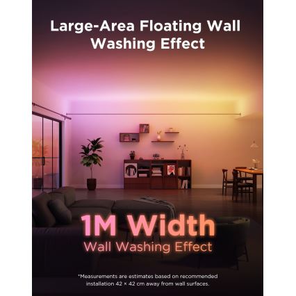 Govee - Ruban LED suspendu RGBICWW 36W/24V 4 m Skyline Matter Wi-Fi