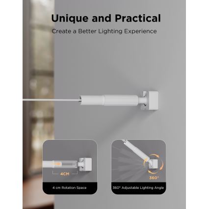 Govee - Ruban LED suspendu RGBICWW 36W/24V 4 m Skyline Matter Wi-Fi