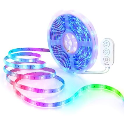 Govee - Ruban Wi-Fi RGB Smart LED 15 m + télécommande