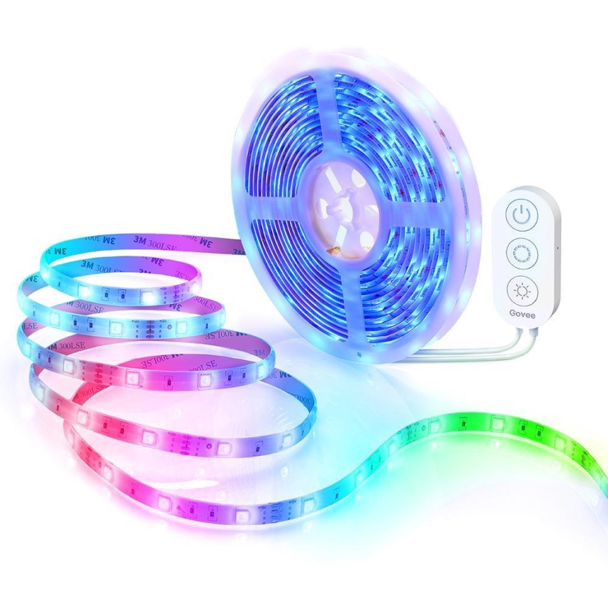 Govee - Ruban Wi-Fi RGB Smart LED 15 m + télécommande