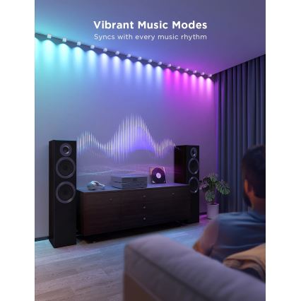 Govee - Spot sur câble LED RGBIC 5m Wi-Fi