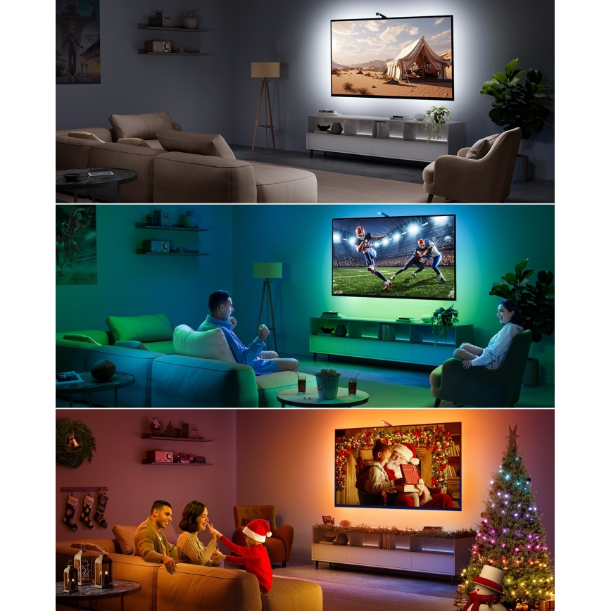 Govee - TV Backlight 3 Lite TV 75-85 SMART LED rétroéclairage RGBICW Wi-Fi IP67