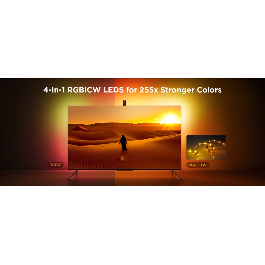 Govee - TV Backlight 3 Lite TV 75-85 SMART LED rétroéclairage RGBICW Wi-Fi IP67