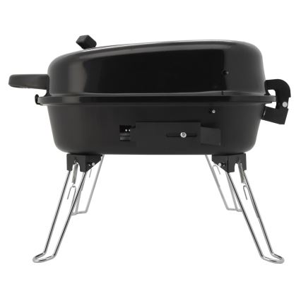 Grill portable à charbon noir