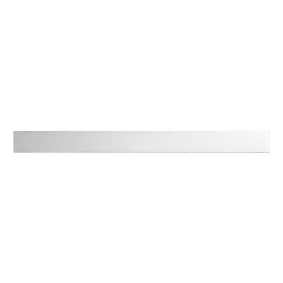 Grille de caniveau 69,5x2,3 cm inox/argenté
