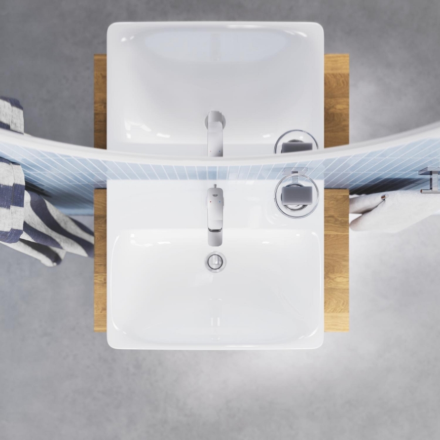 GROHE 1018560000 - Mitigeur de lavabo DICE S, finition chromée brillante