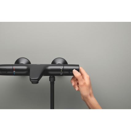 GROHE 1022162432 - Mitigeur thermostatique pour baignoire PRECISION TREND DN 15 noir