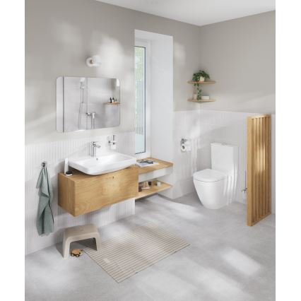GROHE 102513SH00 - Ensemble WC EURO CERAMIC 67,3 x 37,6 x 79,2 cm céramique/blanc