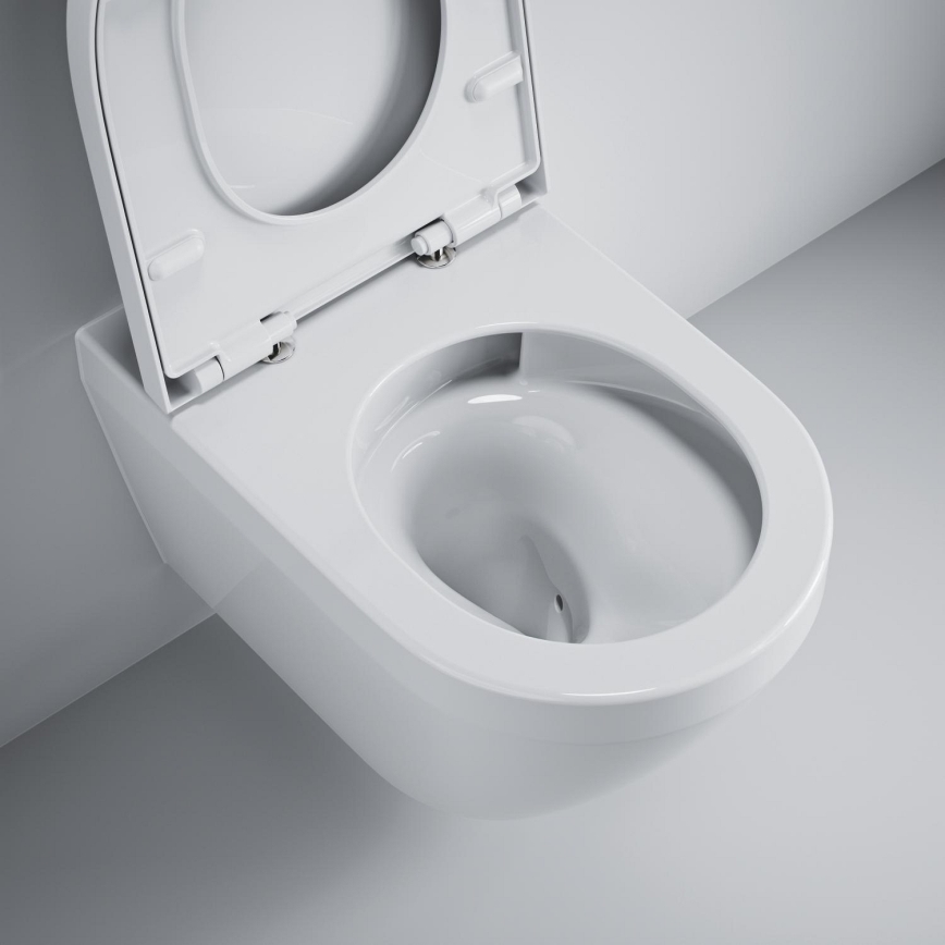 GROHE 102513SH00 - Ensemble WC EURO CERAMIC 67,3 x 37,6 x 79,2 cm céramique/blanc