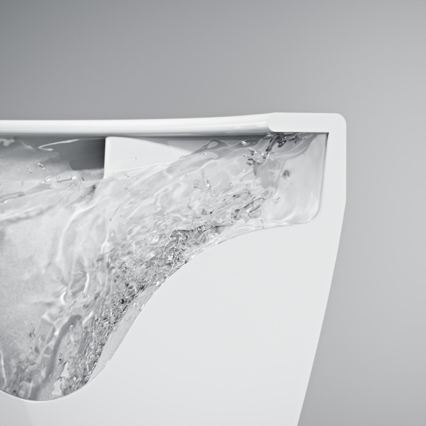 GROHE 102513SH00 - Ensemble WC EURO CERAMIC 67,3 x 37,6 x 79,2 cm céramique/blanc
