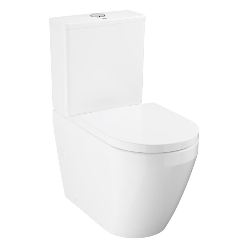 GROHE 102513SH00 - Ensemble WC EURO CERAMIC 67,3 x 37,6 x 79,2 cm céramique/blanc
