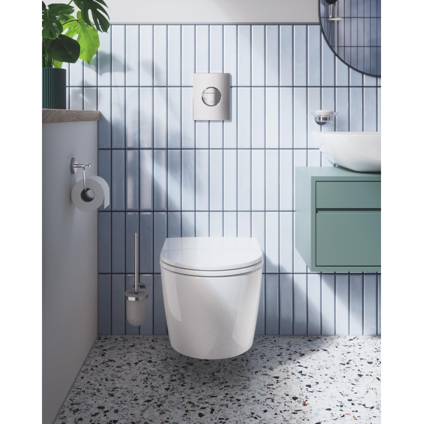 GROHE 103843SH00 - Ensemble 5-en-1 SOLIDO COMPACT 1,13 m, en céramique, finition blanche