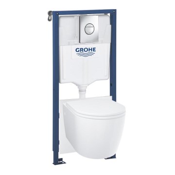 GROHE 103846SH00 - Ensemble 5 en 1 SOLIDO 1,13 m céramique/blanc