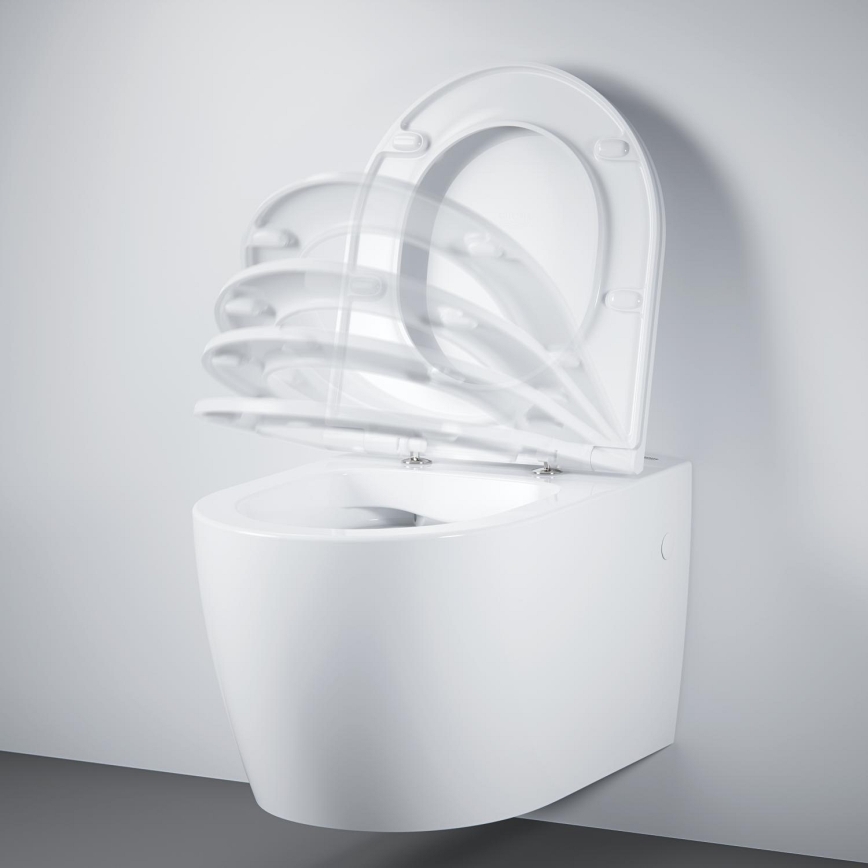 GROHE 103848SH00 - Cuvette suspendue START ROUND CERAMIC 368 × 543 mm blanc durable