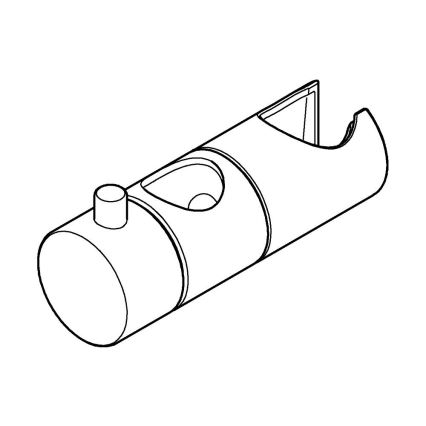 GROHE 12140000 - Support coulissant EUPHORIA, chrome brillant