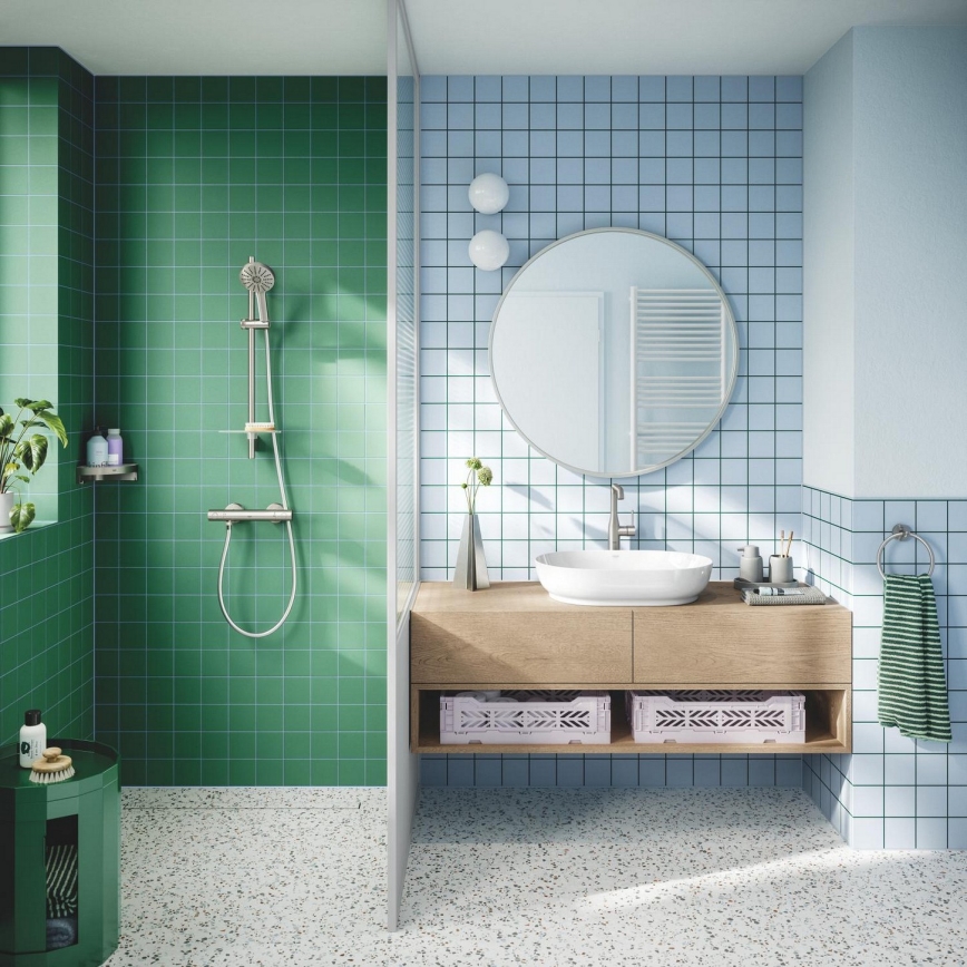 GROHE 134863DC00 - Pommeau de douche à main VITALIO JOY+ 120 mm chrome mat