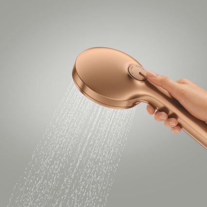 GROHE 134863DL00 - Douchette à main VITALIO JOY+ 120 mm, finition cuivre brossé