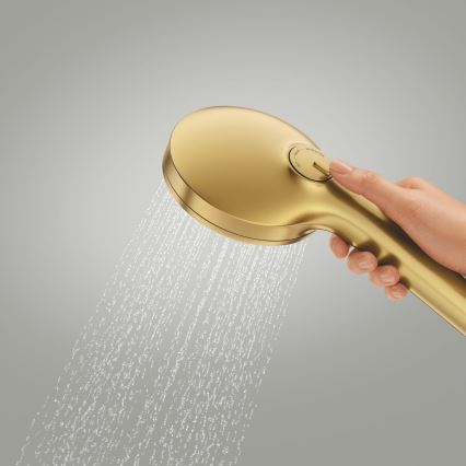 GROHE 134863GN00 - Douchette à main VITALIO JOY+ 120 mm, finition dorée brossée