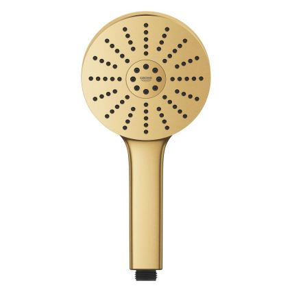 GROHE 134863GN00 - Douchette à main VITALIO JOY+ 120 mm, finition dorée brossée