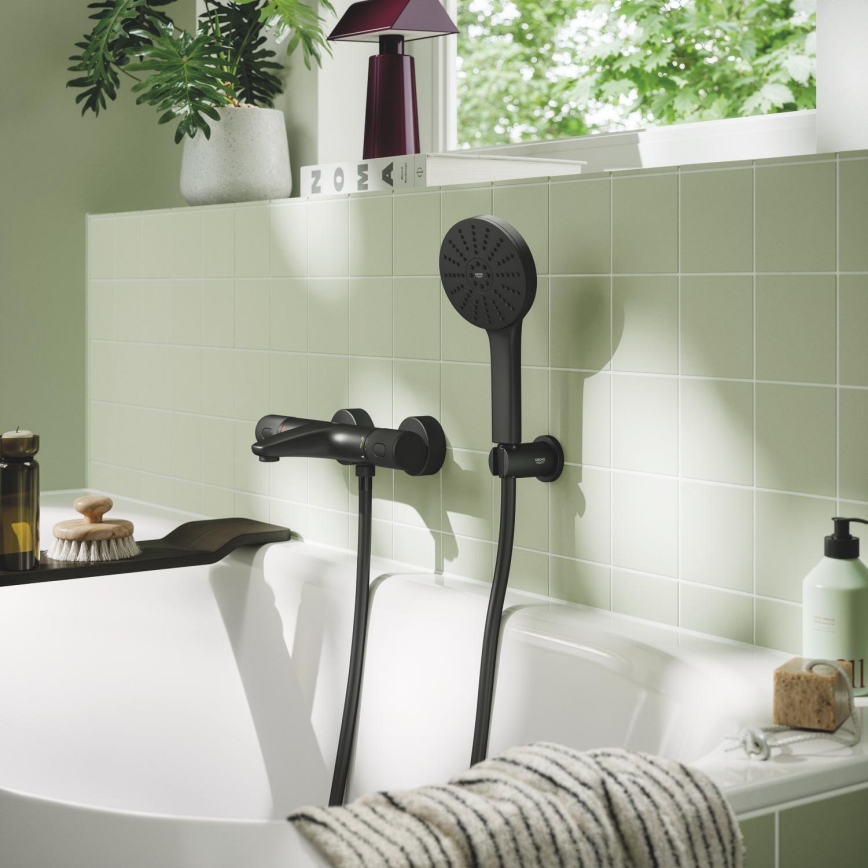 GROHE 1348642430 - Pommeau de douche VITALIO JOY+ 120 mm noir