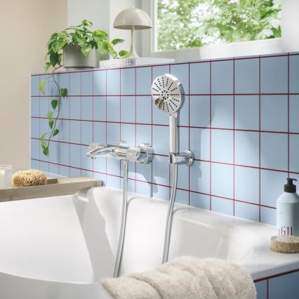 GROHE 1348650000 - Ensemble de douche VITALIO JOY+ 120 mm, chrome brillant