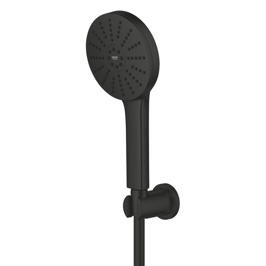 GROHE 1348652430 - Ensemble de douche VITALIO JOY+ 120 mm noir
