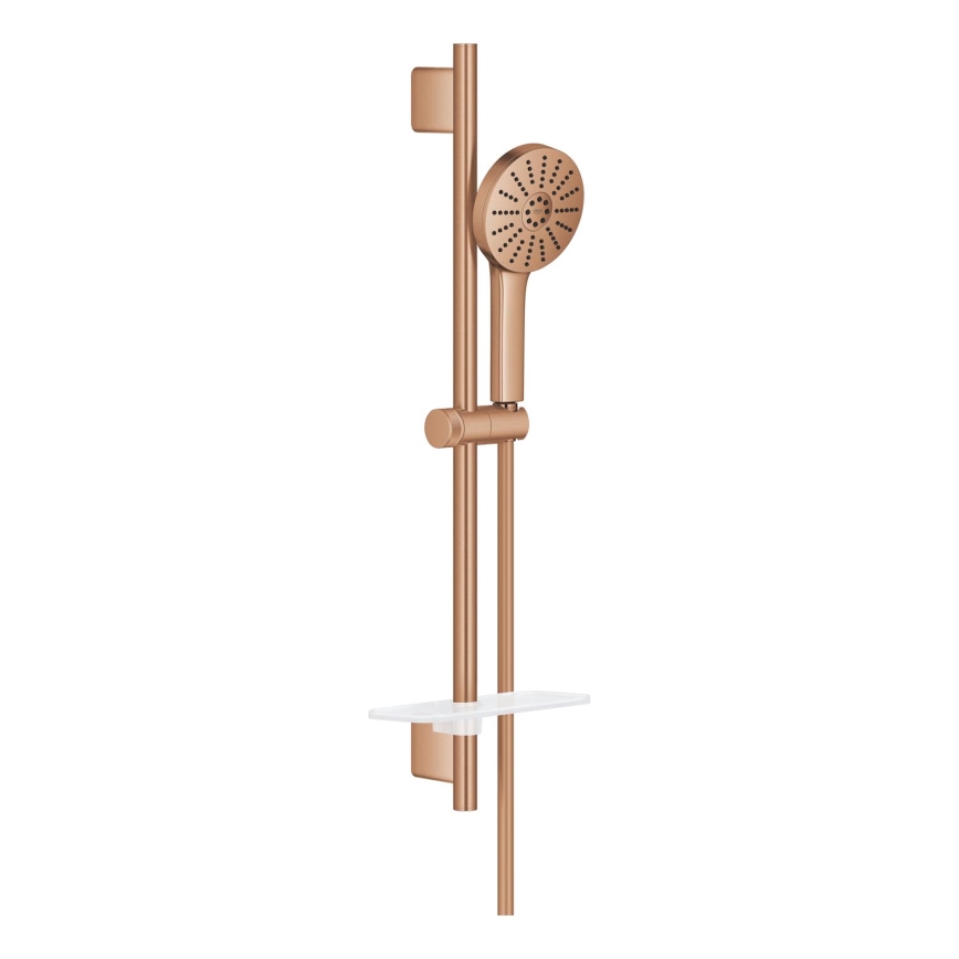 GROHE 134866DL00 - Ensemble de douche VITALIO JOY+ 120 mm, finition cuivre