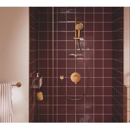 GROHE 134866DL00 - Ensemble de douche VITALIO JOY+ 120 mm, finition cuivre