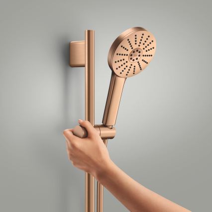 GROHE 134866DL00 - Ensemble de douche VITALIO JOY+ 120 mm, finition cuivre