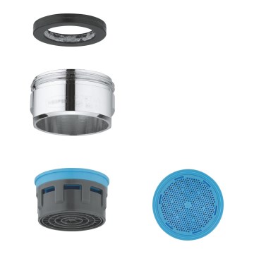 GROHE 13929000 - Aérateur M 24 × 1, chrome poli