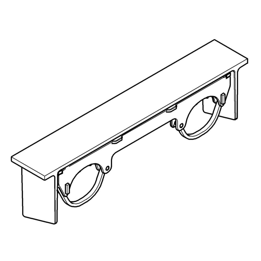 GROHE 18608001 - Étagère GROHTHERM 2000 chromé brillant